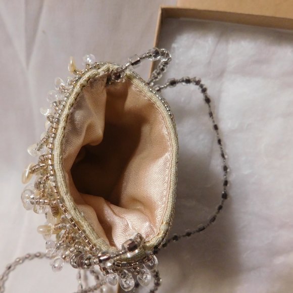 Beaded Sequin Bag Small Vintage - Picture 4 of 7